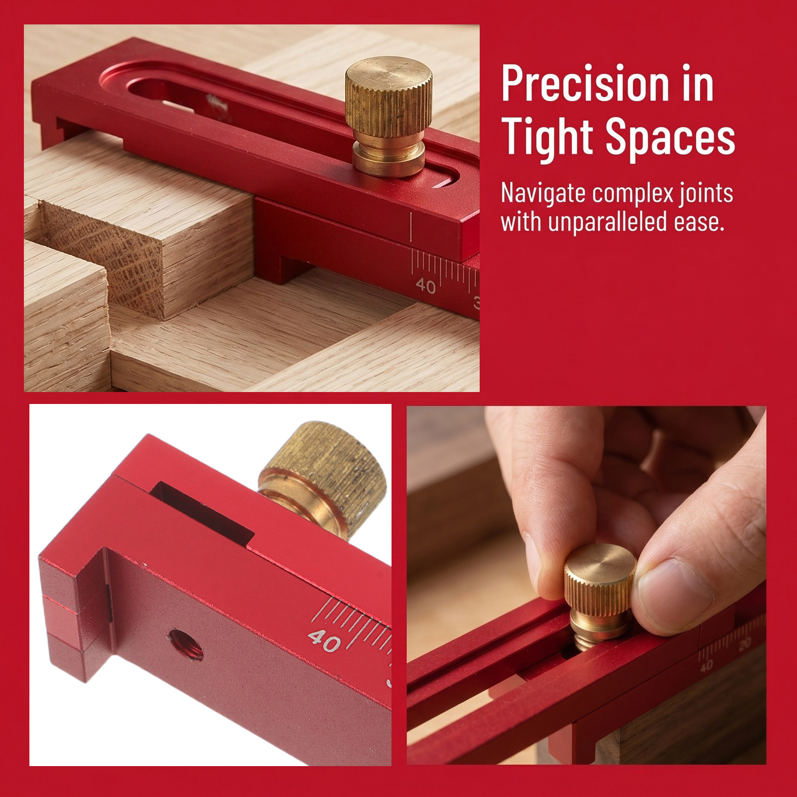 Righello di Misurazione per Fa - Woodworking Joints recensione e prezzo