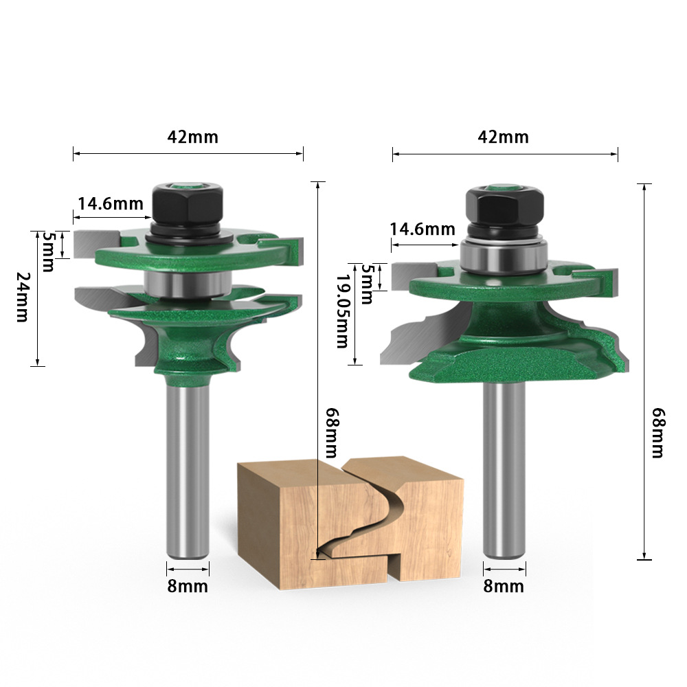 Set di 2 Frese per Giunzioni c - Woodworking Joints recensione e prezzo